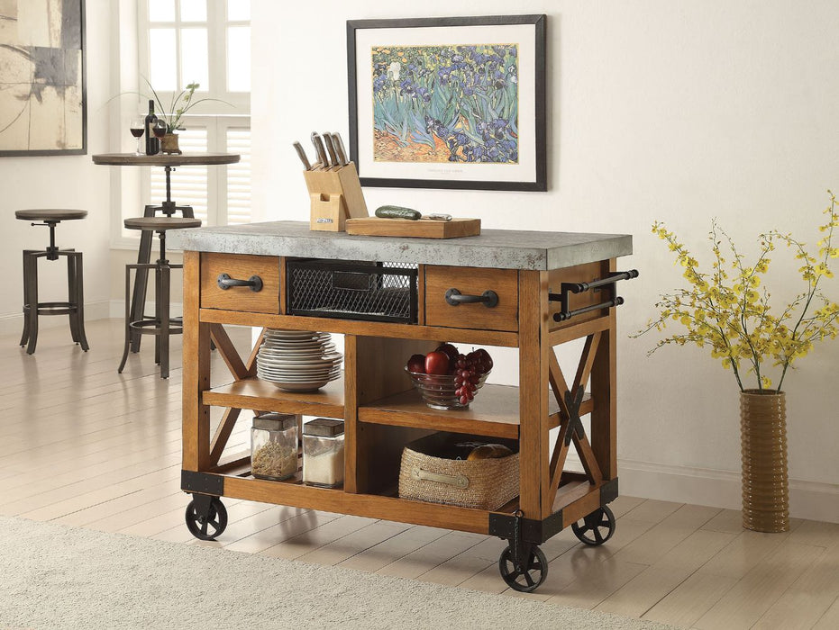 Kailey Kitchen Cart - 98182 - In Stock Furniture