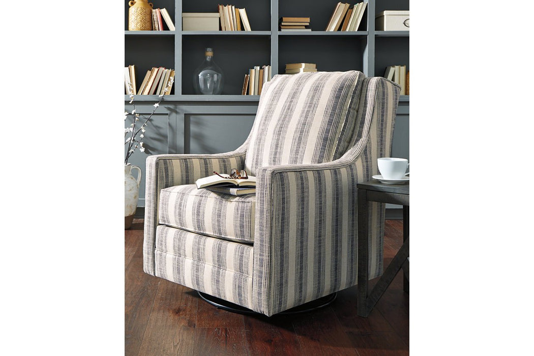 Kambria Ivory/Black Accent Chair - A3000207 - Gate Furniture