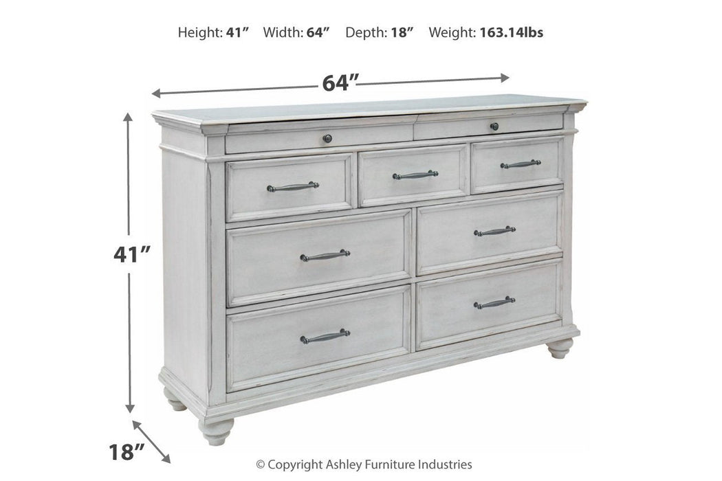 Kanwyn Whitewash Dresser - B777-31 - Gate Furniture