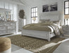 Kanwyn Whitewash King Panel Bed - Gate Furniture