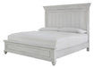 Kanwyn Whitewash King Panel Bed - Gate Furniture