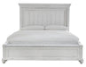 Kanwyn Whitewash King Panel Storage Bed - Gate Furniture