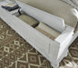 Kanwyn Whitewash King Upholstered Storage Bed - Gate Furniture