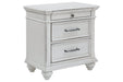 Kanwyn Whitewash Nightstand - B777-93 - Gate Furniture