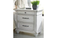 Kanwyn Whitewash Nightstand - B777-93 - Gate Furniture