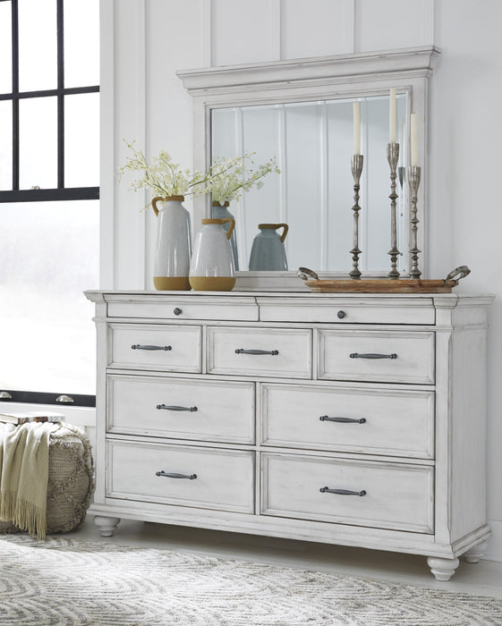 Kanwyn Whitewash Panel Bedroom Set - Gate Furniture