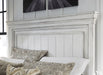 Kanwyn Whitewash Queen Panel Bed - Gate Furniture