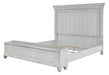 Kanwyn Whitewash Queen Panel Storage Bed - Gate Furniture