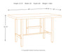 Kavara Counter Height Dining Table - D469-13 - In Stock Furniture