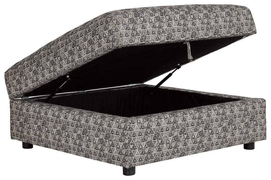 Kellway Bisque Ottoman With Storage - 9870711 - Gate Furniture