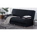 Kentucky 75 in. Convertible Sleeper Sofa in Black with Storage - SB-KENTUCKY - In Stock Furniture