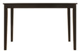 Kimonte Dark Brown Dining Table - D250-25 - Gate Furniture