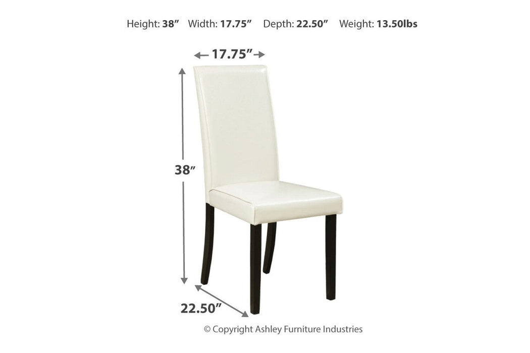 Kimonte Ivory Dining Chair (Set of 2) - D250-01 - Gate Furniture