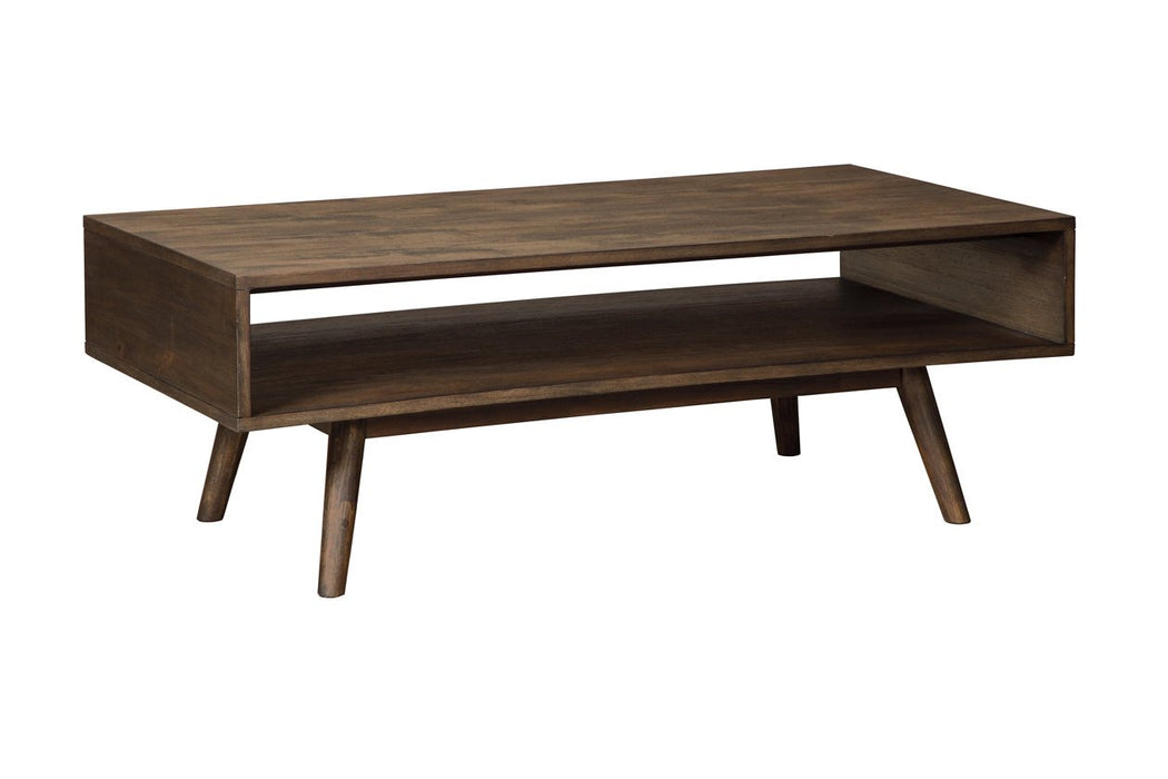 Kisper Dark Brown Coffee Table - T802-1 - Gate Furniture