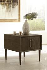 Kisper Dark Brown End Table - T802-2 - Gate Furniture