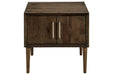 Kisper Dark Brown End Table - T802-2 - Gate Furniture