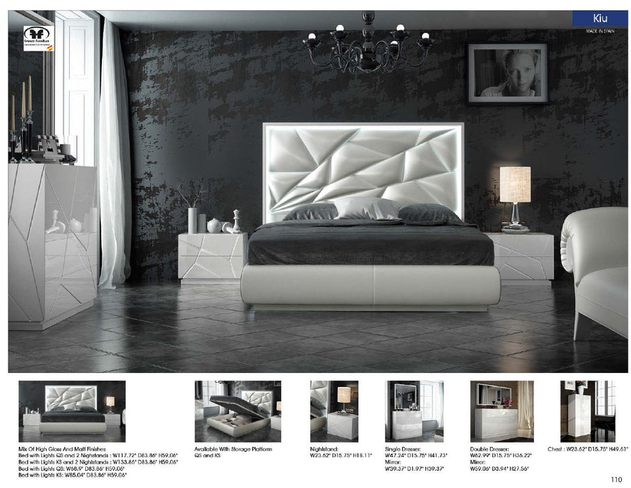 Kiu Bed Queen - In Stock Furniture