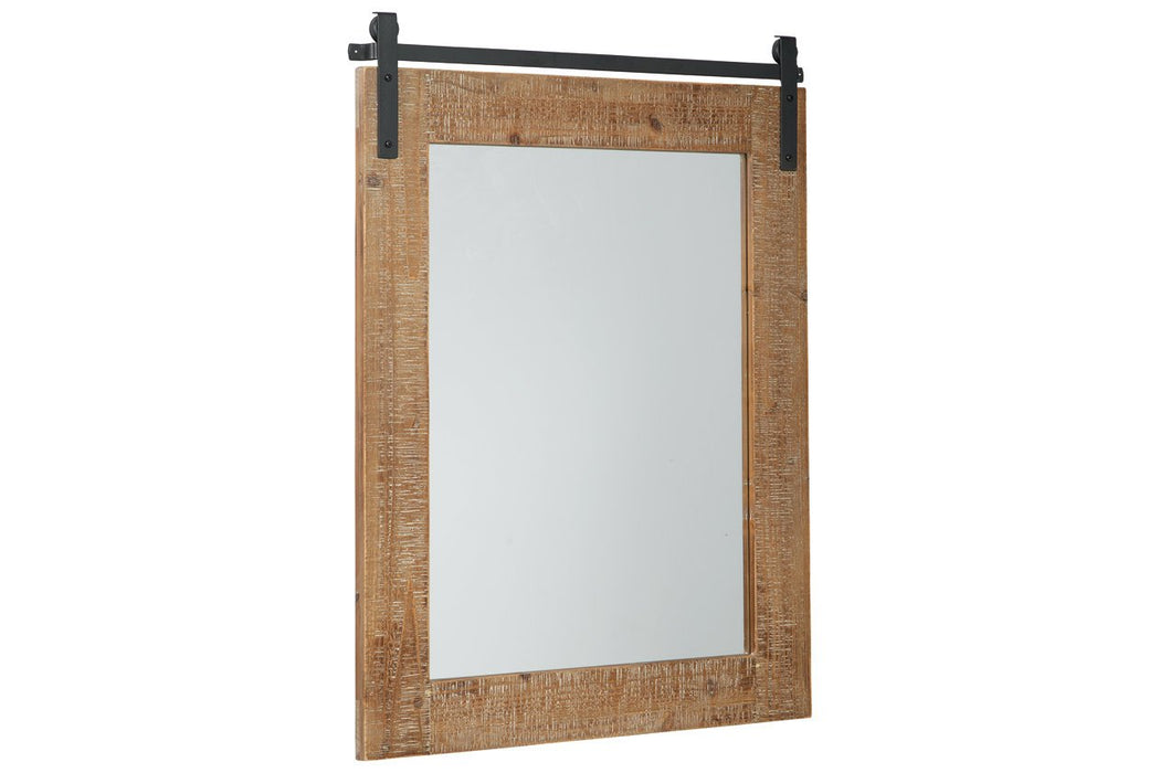 Lanie Antique Brown Accent Mirror - A8010223 - Gate Furniture