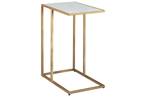 Lanport Champagne/White Accent Table - A4000236 - Gate Furniture