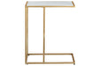 Lanport Champagne/White Accent Table - A4000236 - Gate Furniture