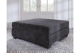 Lavernett Charcoal Oversized Accent Ottoman - 5960308 - Gate Furniture