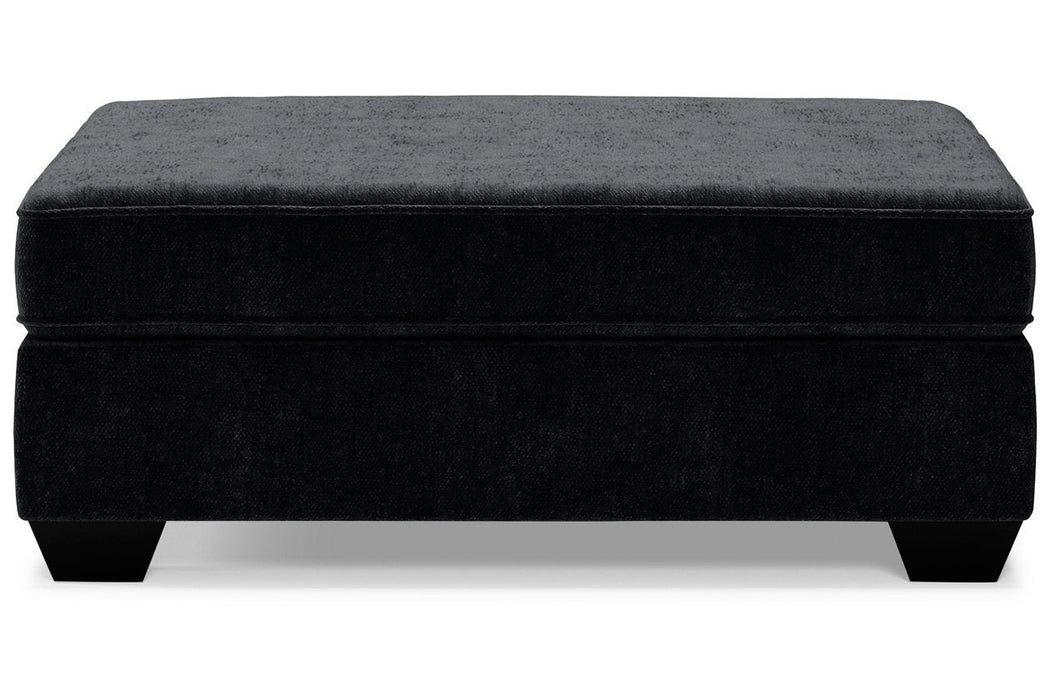 Lavernett Charcoal Oversized Accent Ottoman - 5960308 - Gate Furniture