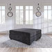 Lavernett Charcoal Oversized Accent Ottoman - 5960308 - Gate Furniture