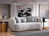 Layla Pewter Boucle Sofa & Loveseat - Gate Furniture