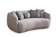 Layla Pewter Boucle Sofa & Loveseat - Gate Furniture