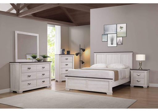 Leighton Two Tone Panel  Bedroom Set - Gate Furniture