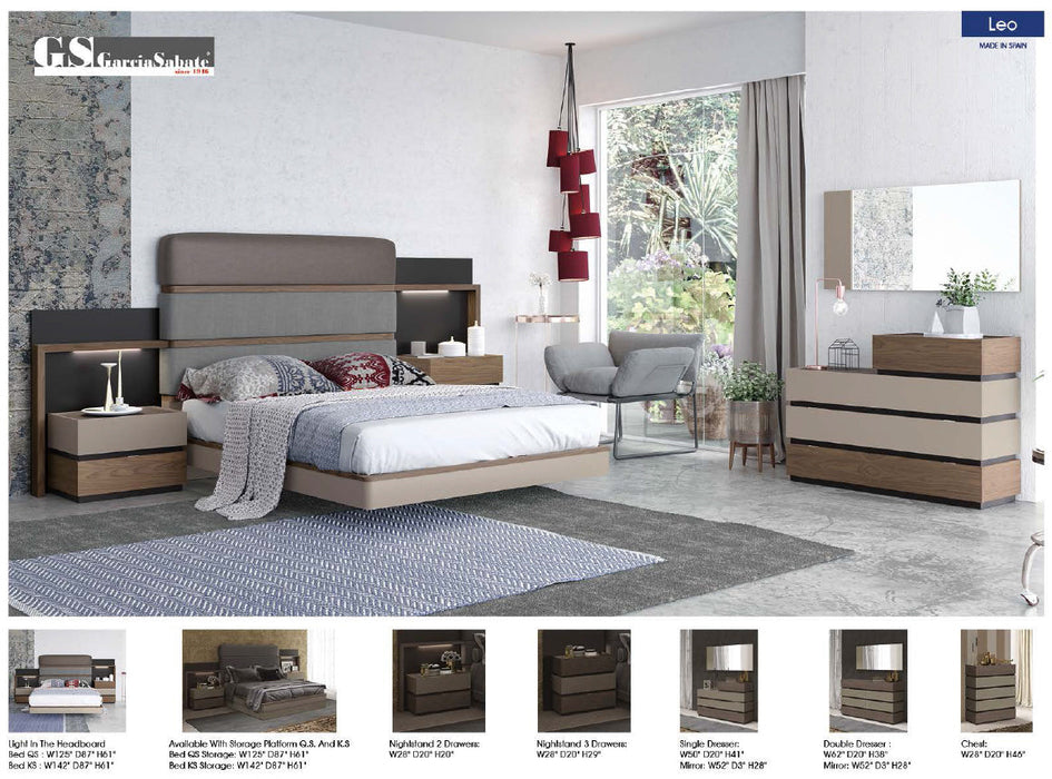 Leo Bed Queen - i28109 - In Stock Furniture