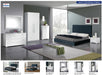Leonor Blue Bedroom W/Storage, W/Momo Casing Set - Gate Furniture