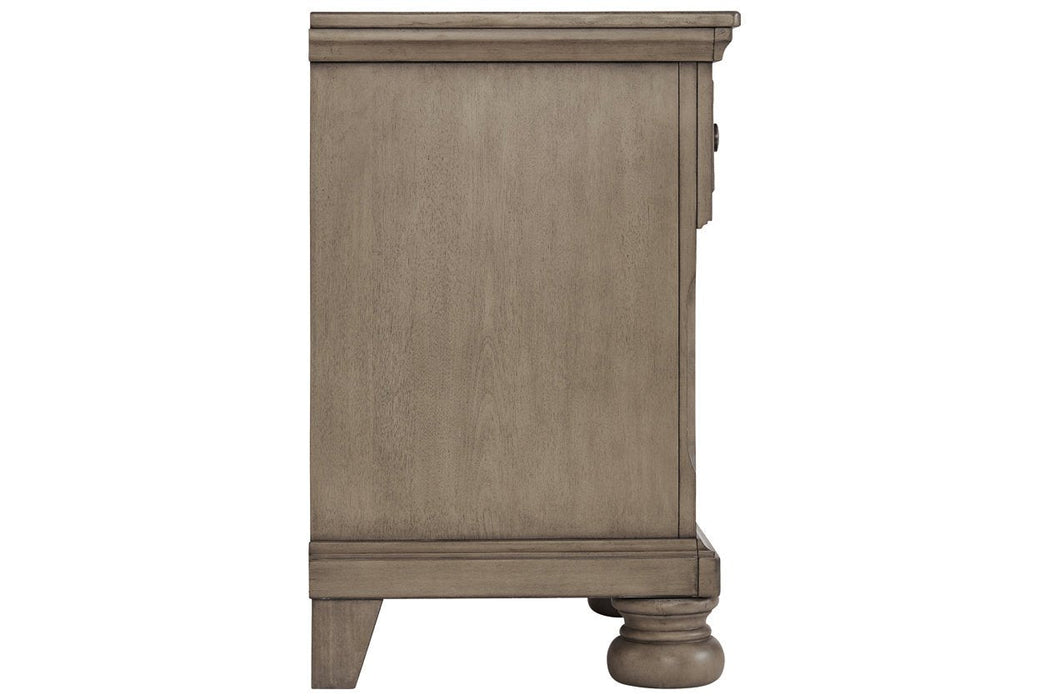 Lettner Light Gray Nightstand - B733-91 - Gate Furniture