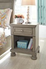 Lettner Light Gray Nightstand - B733-91 - Gate Furniture