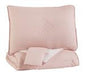 Lexann Pink/White/Gray Full Comforter Set - Q901003F - Gate Furniture