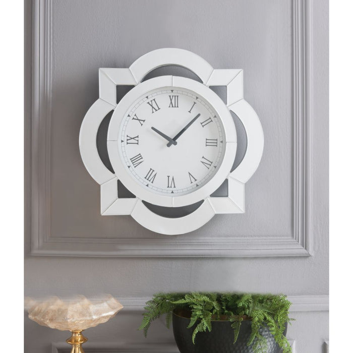 Lilac Wall Clock - 97042 - In Stock Furniture