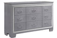 Lillian Silver Dresser - B7100-1 - Gate Furniture