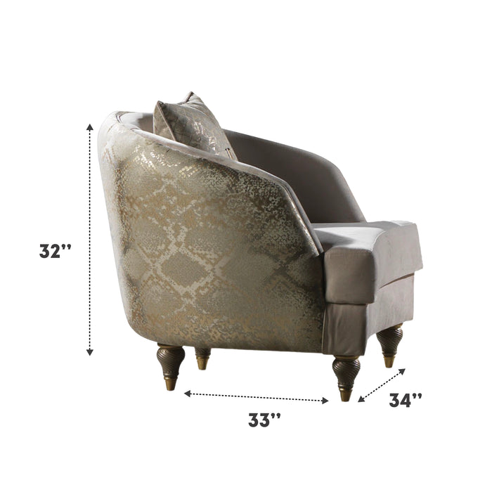 Lima 33 in. Chair in Cream - CH-LIMA-CREAM - In Stock Furniture