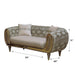 Lima 70 in. Loveseat in Cream - LS-LIMA-CREAM - In Stock Furniture