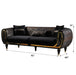 Lima 91 in. Sofa in Black - SB-LIMA-BLACK - In Stock Furniture