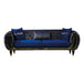 Lima 91 in. Sofa in Blue - SB-LIMA-BLUE - In Stock Furniture