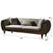 Lima 91 in. Sofa in Cream - SB-LIMA-CREAM - In Stock Furniture