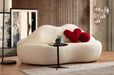 Lips Ivory Boucle Loveseat - In Stock Furniture