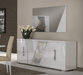 Lisa 4 Door Buffet W/Mirror Set - In Stock Furniture