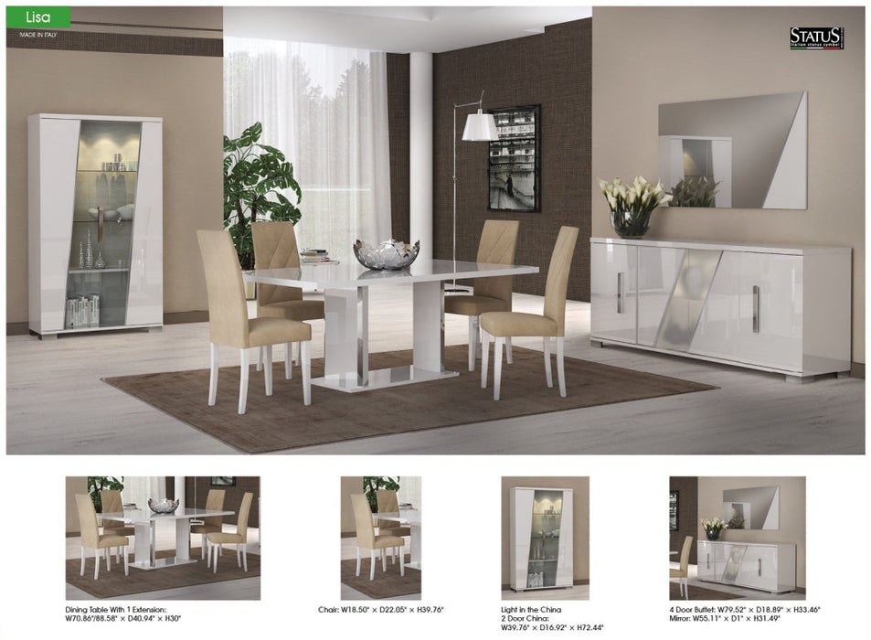 Lisa Dining Room, Italy Set - Gate Furniture