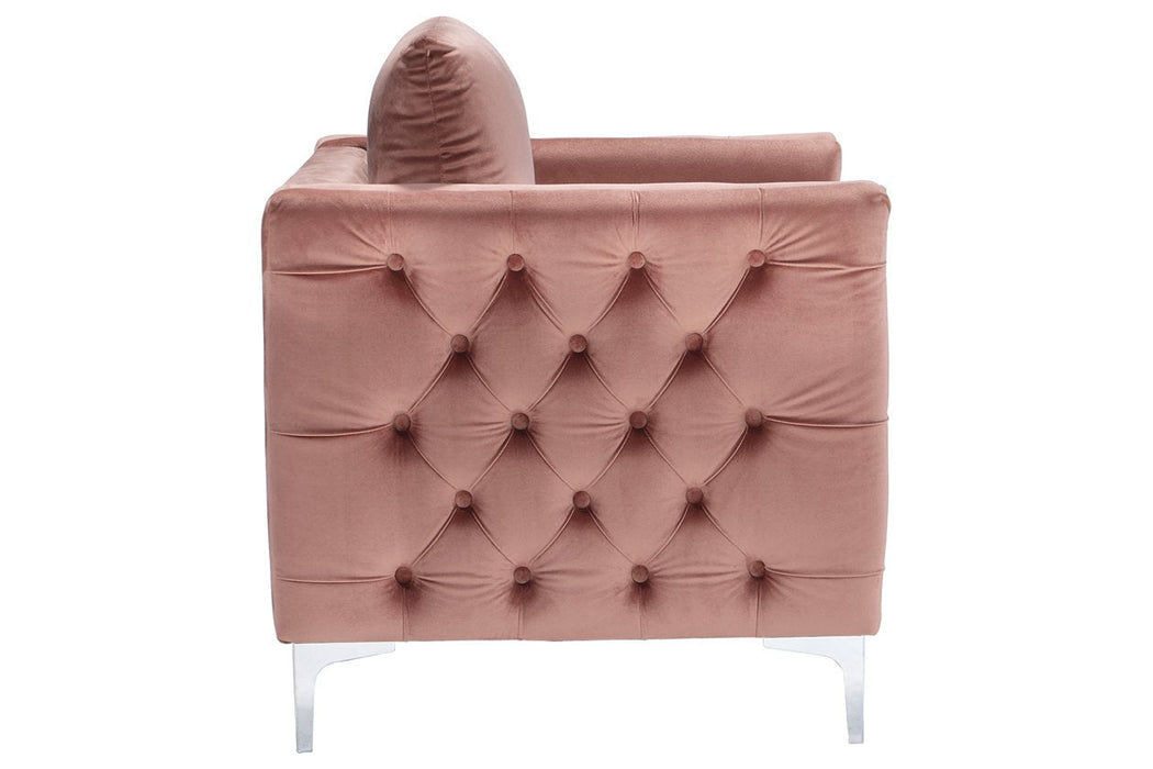 Lizmont Blush Pink Accent Chair - A3000196 - Gate Furniture