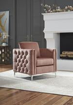 Lizmont Blush Pink Accent Chair - A3000196 - Gate Furniture