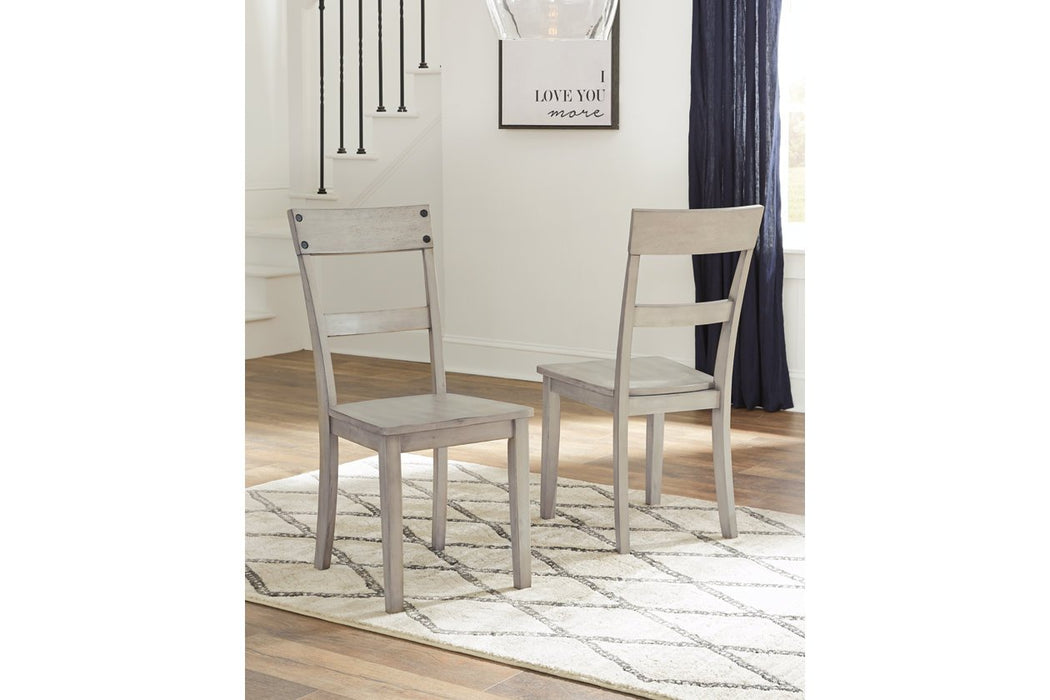 Loratti Gray Dining Chair (Set of 2) - D261-01 - Gate Furniture