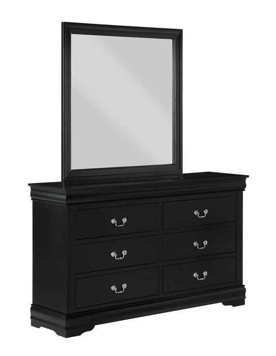 Louis Philip Black Dresser - B3950-1 - Gate Furniture