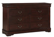 Louis Philip Cherry Dresser - B3850-1 - Gate Furniture